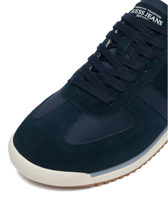 Guess Jeans Guess Jeans Sneakersy EO-DELAND-01 WE Granatowy