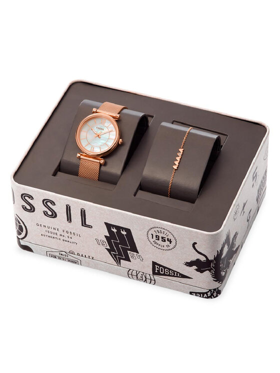 Fossil Fossil Orologio Carlie ES5058SET Oro
