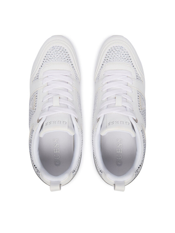 Guess Guess Sneakersy FLTEV2 ELE12 Bílá