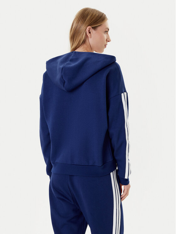 adidas adidas Bluza Essentials 3-Stripes JY3083 Niebieski Regular Fit