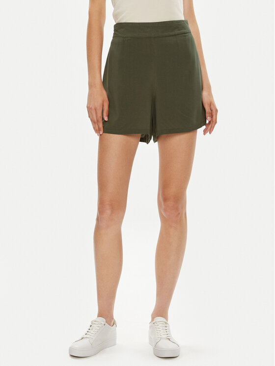 ONLY Bavlnené šortky Nova 15325521 Zelená Regular Fit