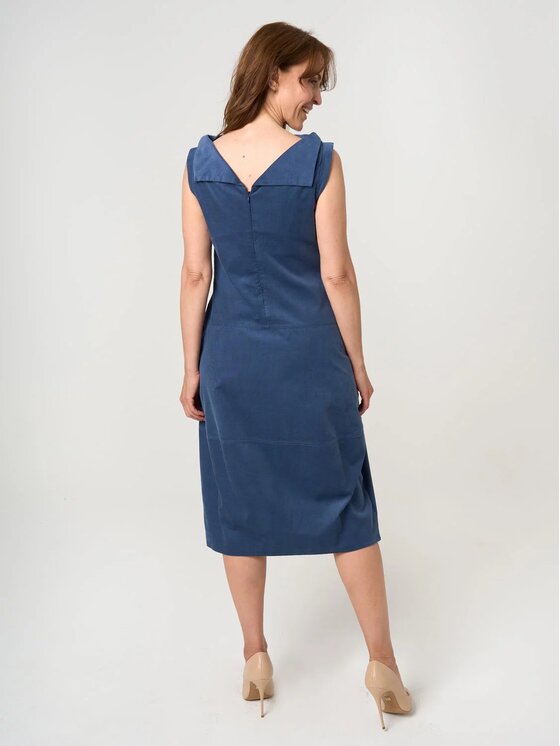 Willsoor Willsoor Sukienka codzienna 67970 Granatowy Regular Fit