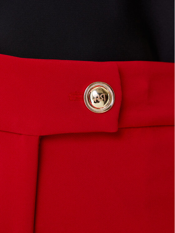 Rinascimento Rinascimento Chino nohavice CFC0126225003 Červená Slim Fit