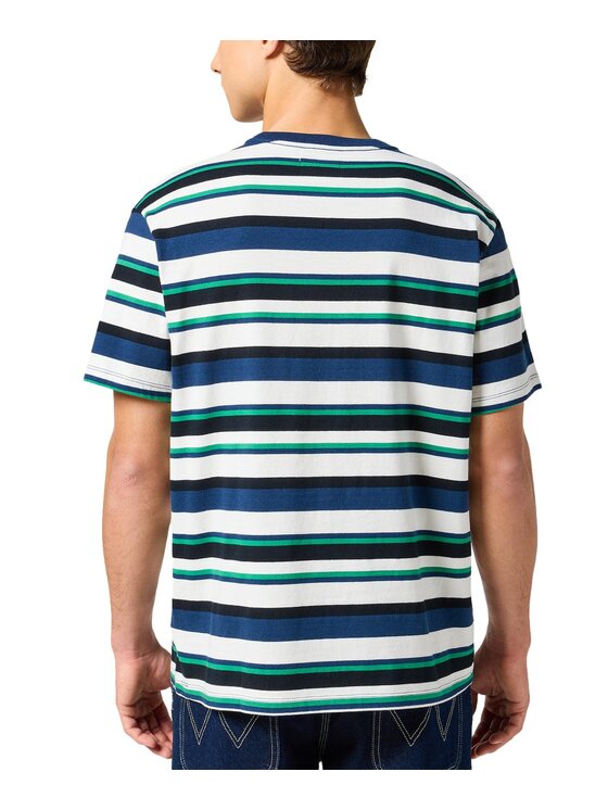 Wrangler Wrangler T-shirt SS STRIPE TEE Multicolore Regular Fit