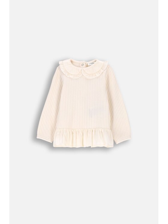 Coccodrillo Coccodrillo T-Shirt ZC4143102EBG-003 Écru Regular Fit
