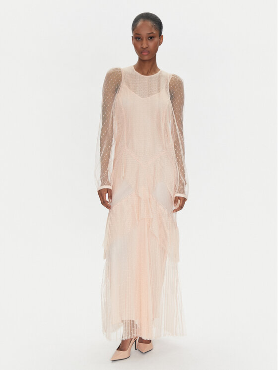 TWINSET TWINSET Лятна рокля 251TP2510 Розов Regular Fit