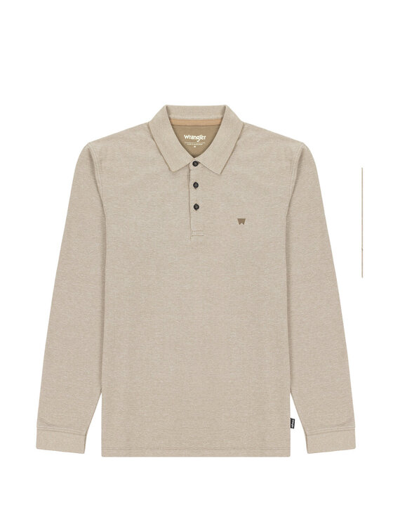 Wrangler Wrangler T-Shirt REFINED POLO Zielony Regular Fit