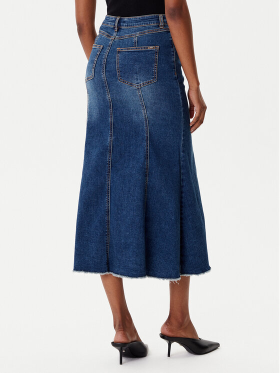 Morgan Morgan Spódnica jeansowa 252-JAFTER Niebieski Slim Fit