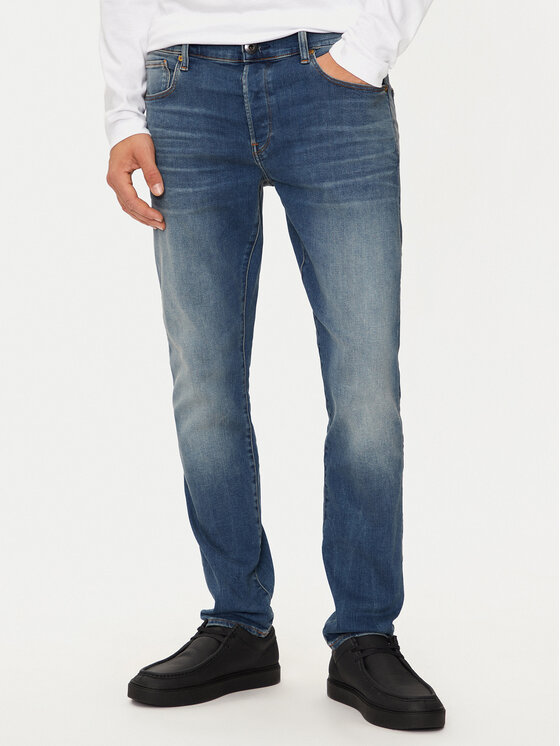 G-Star Raw Džínsy 3301 51001-8968-2965 Tmavomodrá Slim Fit