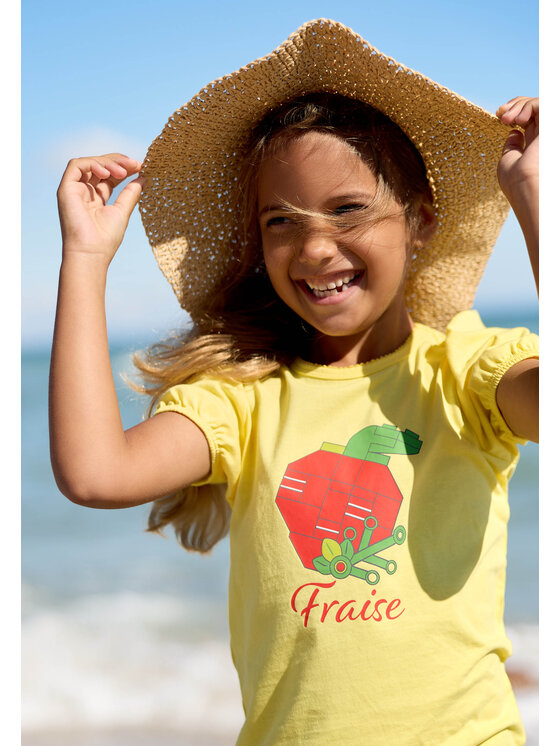 LEGO LEGO T-Shirt Tuna204 Żółty Regular Fit