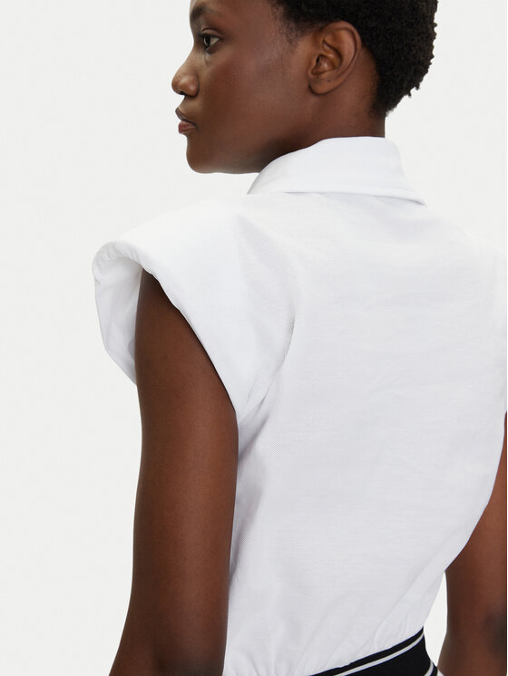 KARL LAGERFELD KARL LAGERFELD Vsakodnevna obleka A2W13038 Bela Regular Fit