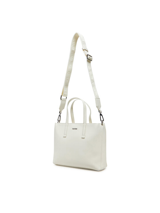 Calvin Klein Calvin Klein Borsetta Ck Must Small Tote K60K612904 Écru
