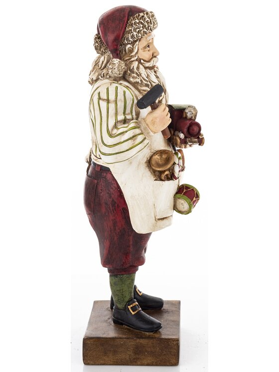 MIAhome MIAhome Figurka Święty Mikołaj 33x13x11 cm ARTIGIANO Kolorowy
