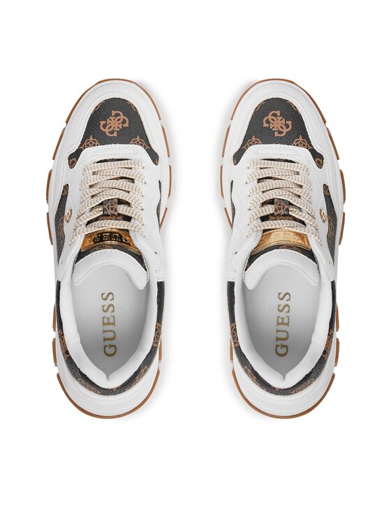 Guess Guess Snīkeri Brecky3 FLPBR3 FAL12 Balts