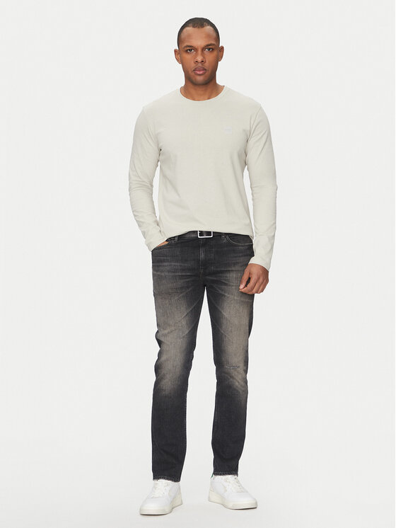 BOSS BOSS Longsleeve Tacks 50512111 Beige Regular Fit