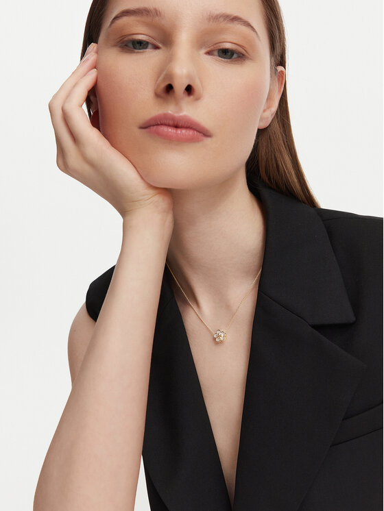 Tory Burch Tory Burch Collana Kira Flower 158996 Oro