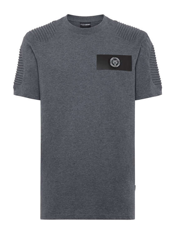 Plein Sport Plein Sport T-Shirt 1307 Szary Regular Fit