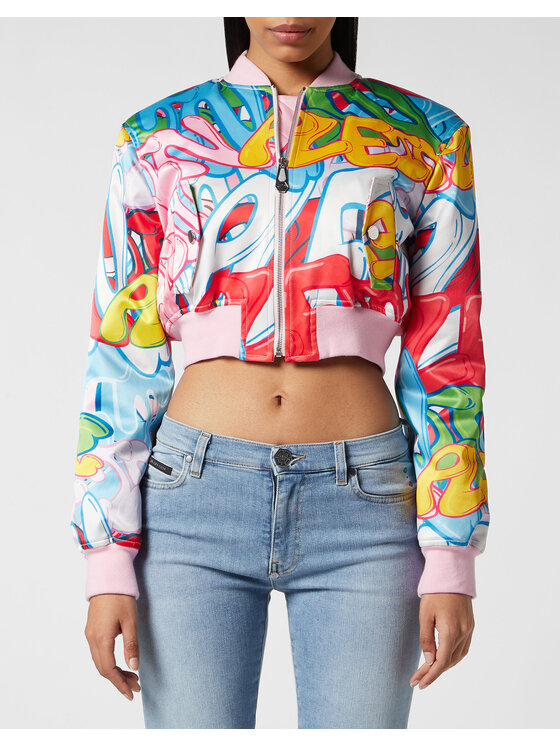PHILIPP PLEIN PHILIPP PLEIN Bunda bomber 15263 Barevná Regular Fit