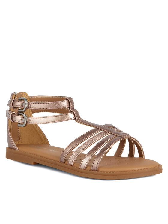Geox Geox Sandale Jr Karly J7235D 0NFHI C8013 M Zlatna