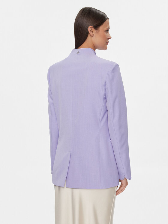 Fracomina Fracomina Sakko FR24SJ3001W67401 Violett Regular Fit