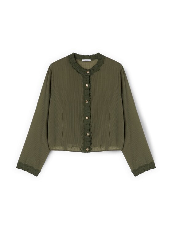 Motivi Motivi Camicia 5052Q000965N035 Verde Regular Fit