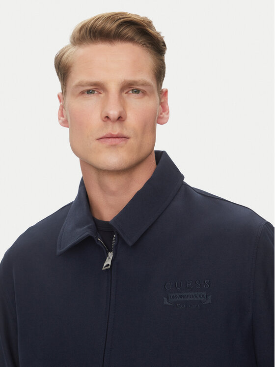 Guess Guess Kurtka przejściowa M5GL38 WHAO2 Granatowy Regular Fit