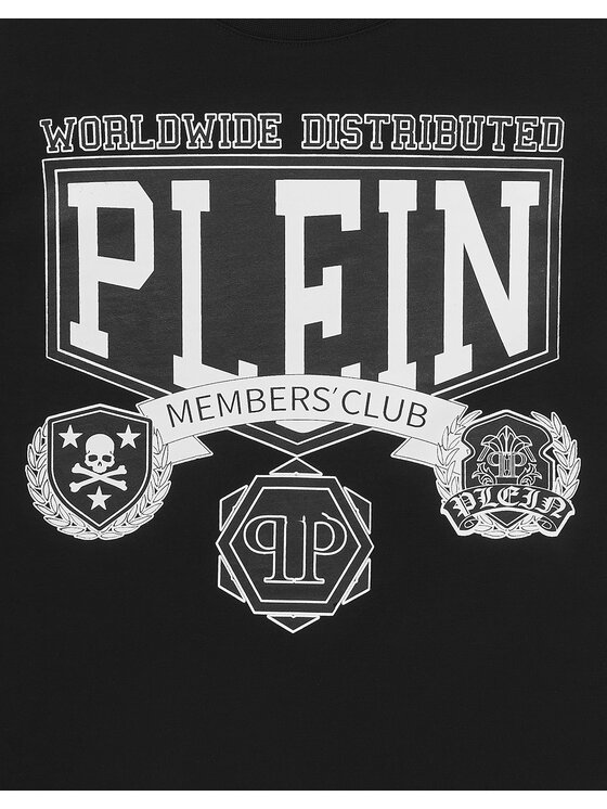 PHILIPP PLEIN PHILIPP PLEIN T-Shirt 19973 Czarny Regular Fit