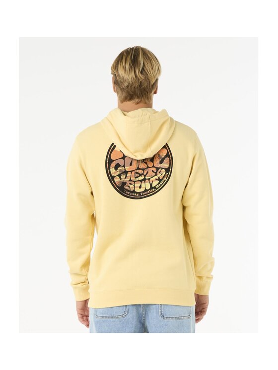 Rip Curl Rip Curl Bluza Wettie Passage Icon Zip Thru Żółty Standard Fit