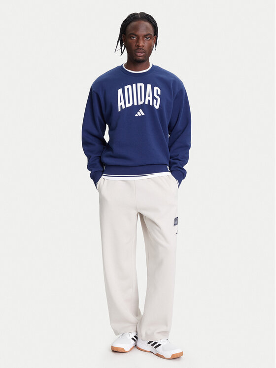adidas adidas Bluză Collegiate JM1734 Albastru Regular Fit