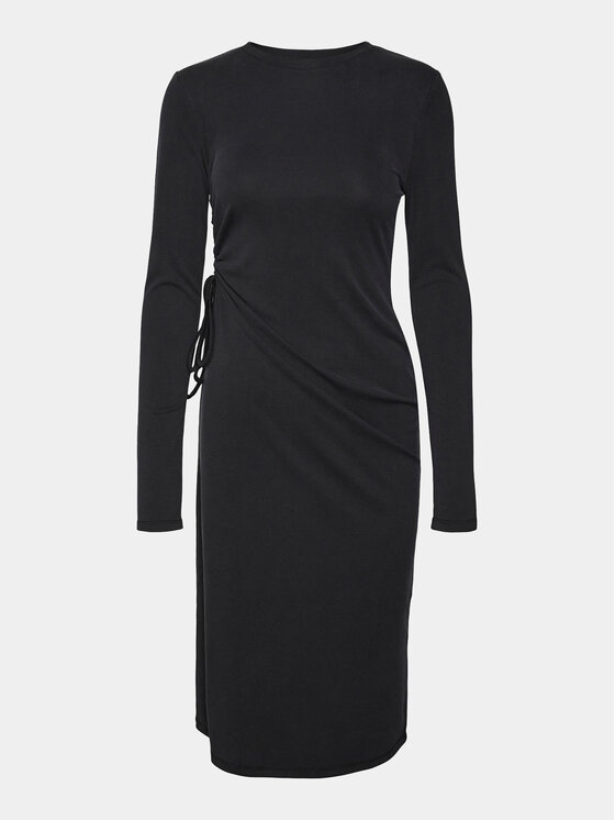 Vero Moda Vsakodnevna obleka Phine 10299277 Črna Regular Fit