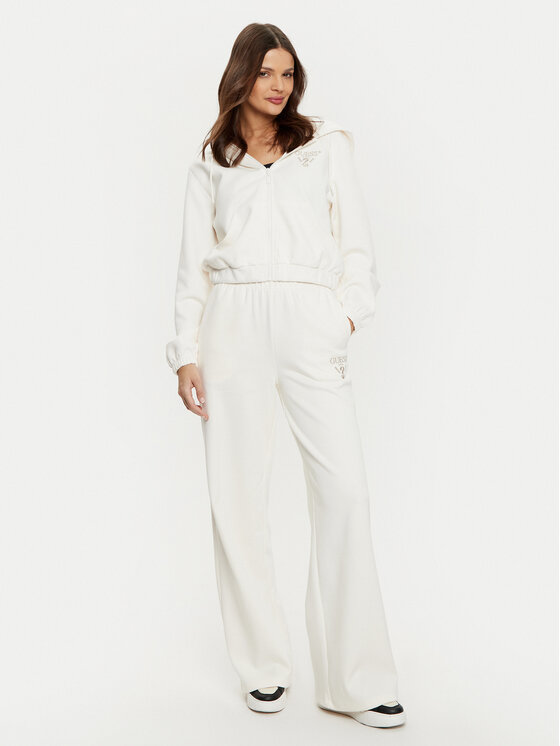Guess Guess Mikina V5RQ20 KC3D2 Écru Regular Fit