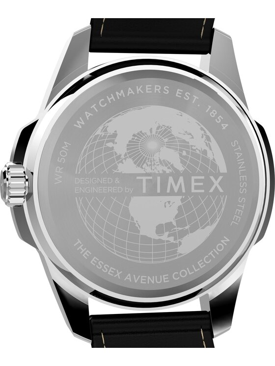 Timex Timex Zegarek TW2Y20600 Czarny