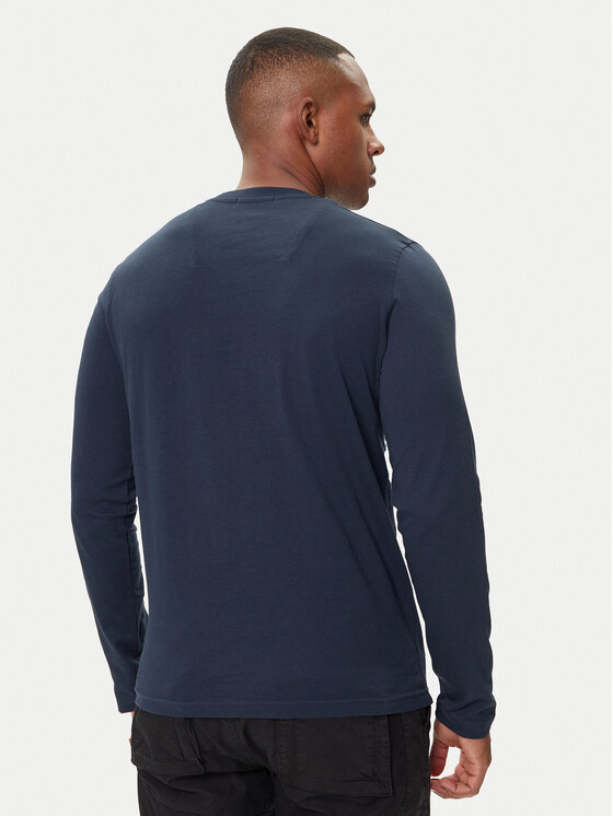 Aeronautica Militare Aeronautica Militare Majica dugih rukava 252TS2471UJ00641 Tamnoplava Regular Fit
