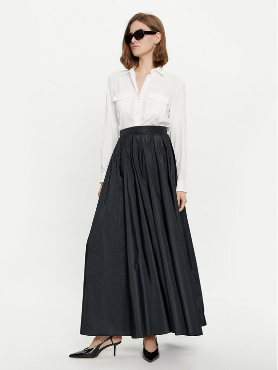 Marella Marella Gonna a trapezio Diction2 2413101092 Nero Regular Fit