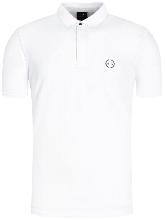 Armani Exchange Armani Exchange Polo 8NZF91 ZJ81Z 1100 Bianco Regular Fit