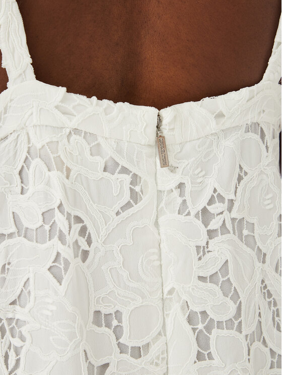 MICHAEL Michael Kors MICHAEL Michael Kors Лятна рокля MS683HIKR1 Бял Slim Fit