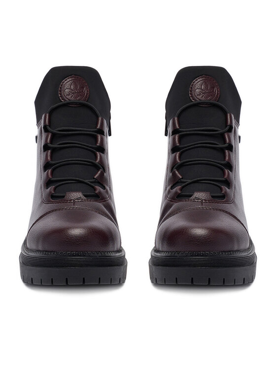 Rieker Rieker Gležnjarji Y3163-35 Bordo rdeča