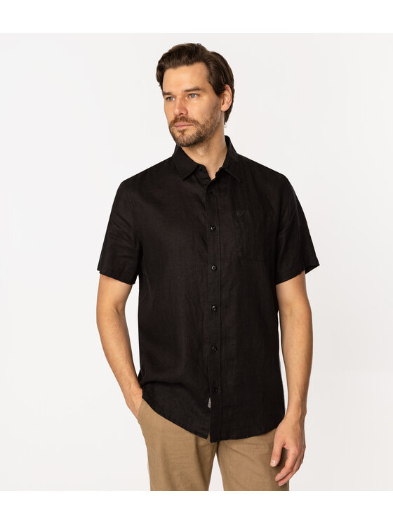 Lee Cooper Lee Cooper Koszula ROGER2 2020 Czarny Regular Fit