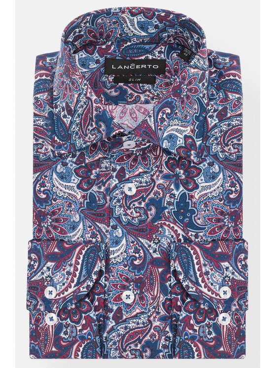 Lancerto Lancerto Koszula Dalia Kolorowy Slim Fit