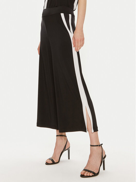 Joseph Ribkoff Culottes nohavice 241058 Čierna Relaxed Fit