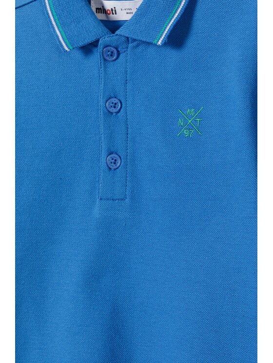 MINOTI MINOTI Polo 13polo 8 Niebieski Regular Fit