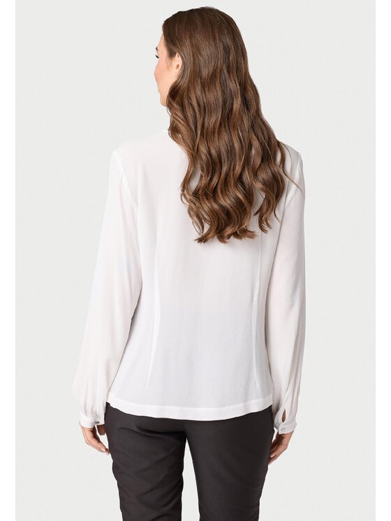 QUIOSQUE QUIOSQUE Blúzka QUIOSQUE 2VF002100 Biela Regular Fit