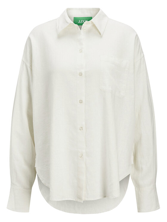 JJXX JJXX Cămașă Jamie 12269668 Alb Oversize