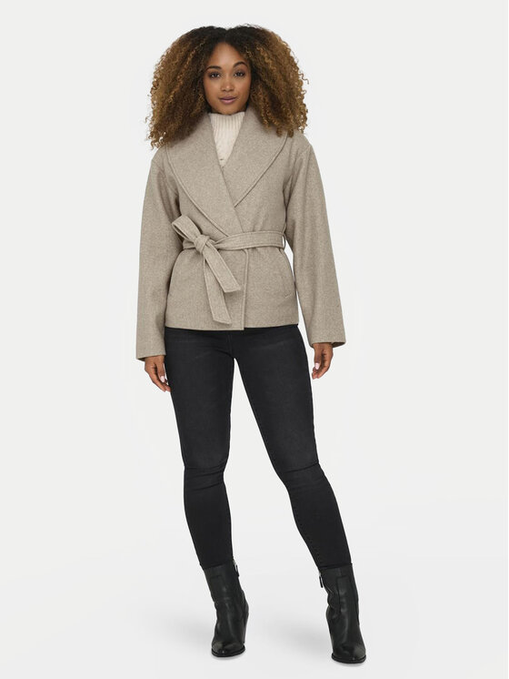 ONLY ONLY Kurtka przejściowa Augusta 15314352 Beżowy Regular Fit