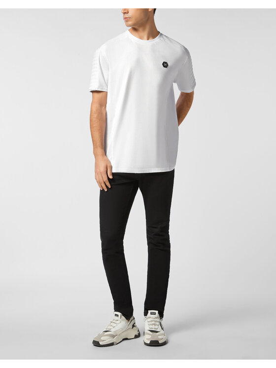 PHILIPP PLEIN PHILIPP PLEIN T-Shirt 27127 Biały Regular Fit