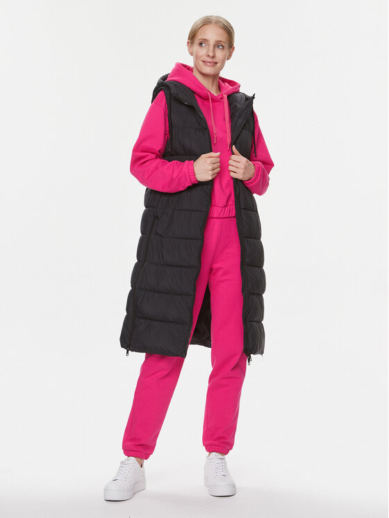 Guess Guess Sportski prsluk Breana V4RL01 WFYE2 Crna Regular Fit