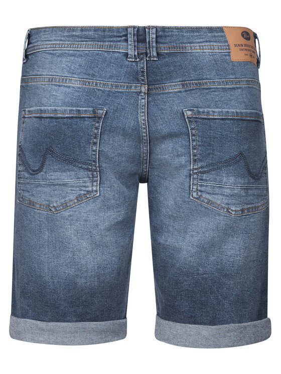 Petrol Industries Petrol Industries Pantaloni scurți de blugi M-1050-SHO002 Albastru Regular Fit