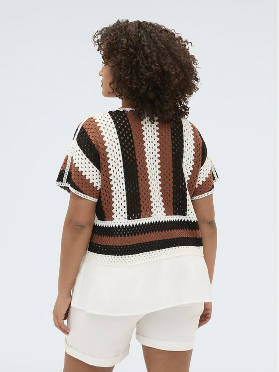 Fiorella Rubino Fiorella Rubino Maglione M560L008533N0S1 Bianco Regular Fit