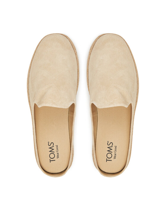 Toms Toms Еспадрильї Santiago Mule 10021846 Бежевий