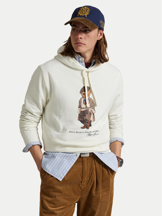 Polo Ralph Lauren Bluza 710980306001 Écru Regular Fit